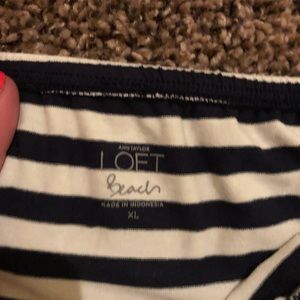 LOFT Dresses - NWT Loft Beach striped strapless romper LOFT Dresses - NWT Loft Beach striped strapless romper